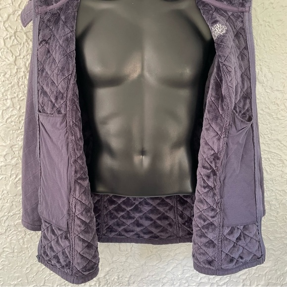 The North Face Caroluna Quilted Fleece Full Zip Jacket Purple Women's Medium - Picture 5 of 9